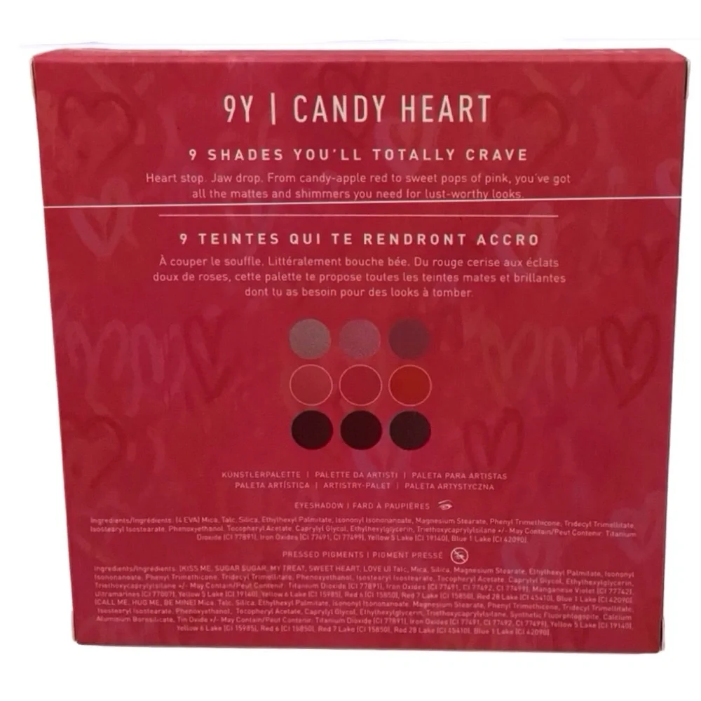 Morphe Artistry Palette, (9Y Heart Candy) (NWT)